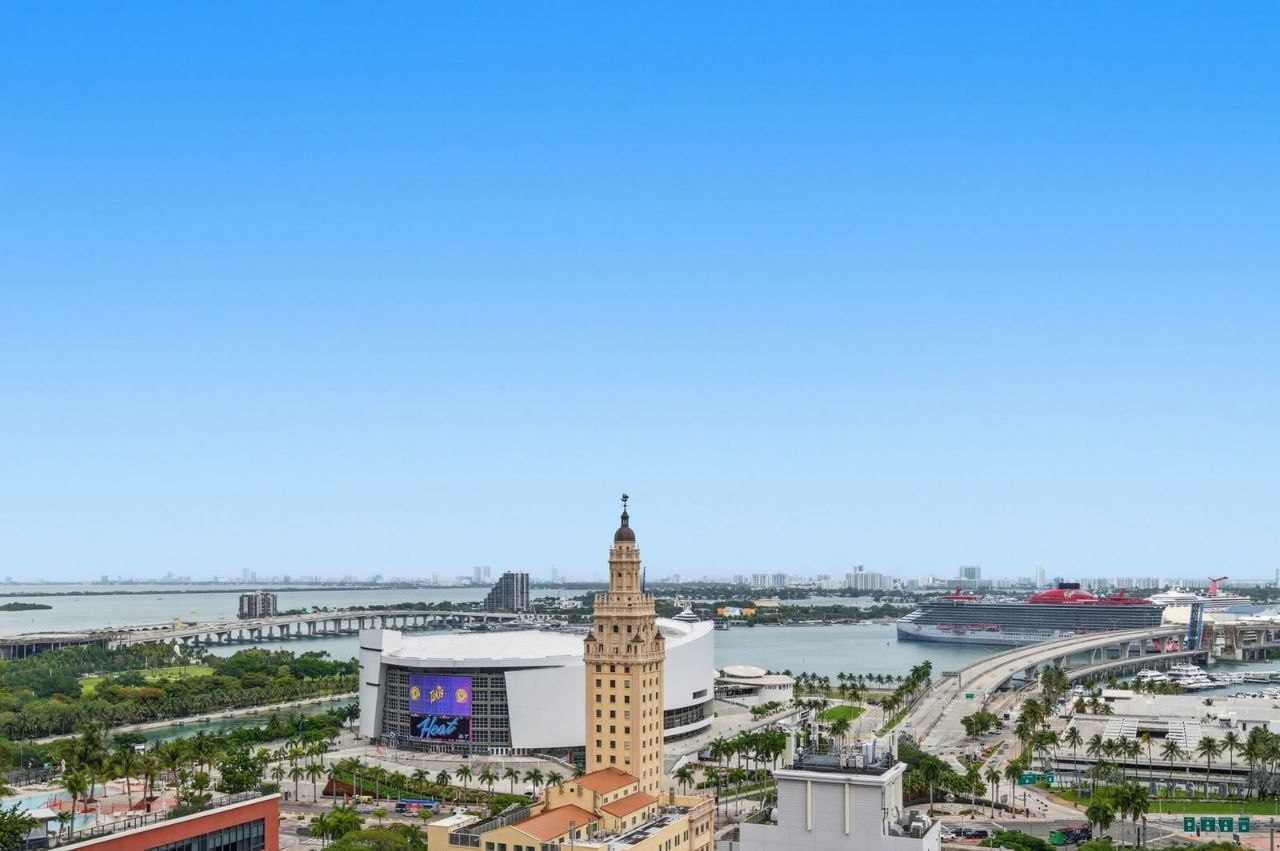 View from Unit 2707 at The Crosby, Downtown Miami